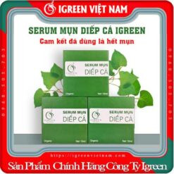 Giá Sĩ 3 Hộp Serum Trị Mụn Diếp Cá Igreen - Giải Pháp Toàn Diện Cho Da Mụn