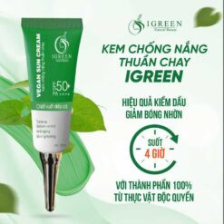 Kem Chống Nắng Thuần Chay Igreen - Chống 98% UVB và 90% UVA